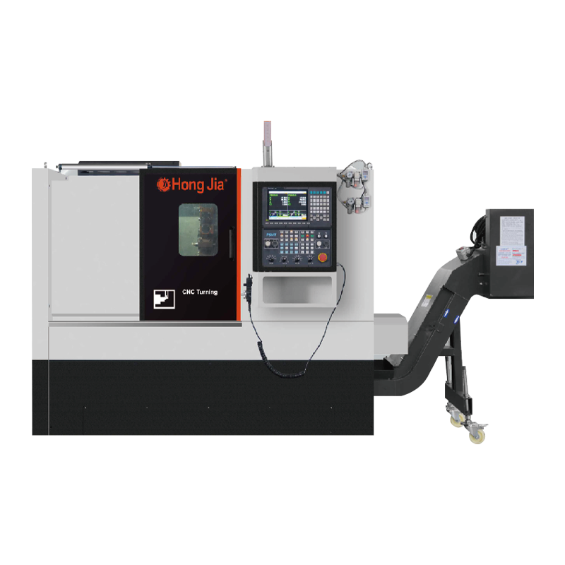 NC-106DS Dual-Spindle Pusat Pusingan Horizontal Automatik